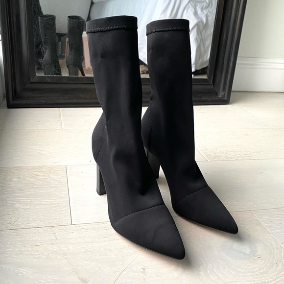 Black Ankle Boots - Picture 2 of 7